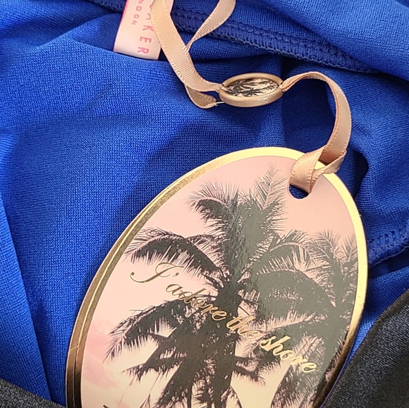 NWT Ted Baker Ralinda Blue One Piece Swimsuit - Picture 5 of 7